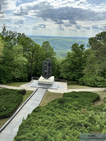 Monument to the Soviet war veterans on Mount Avala