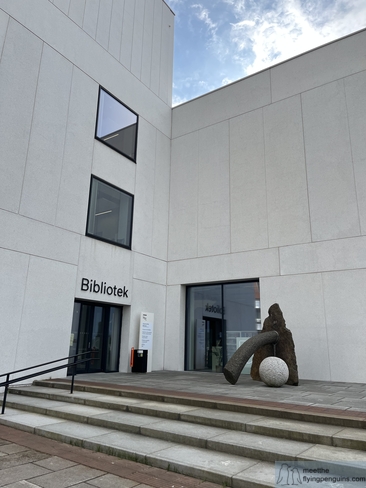 Main entrance of Stormen Library in Bodø